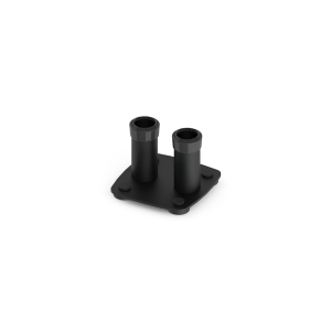 VSF2 | Twin Column Compact Bolt Down Base (110mm Centres)